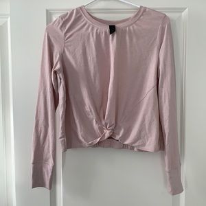 Yogalicious Wrap Front Crop Top